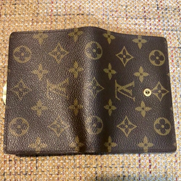 LOUIS VUITTON Monogram Porte Monnaie Viennois Bifold KissLock Wallet Authentic - Picture 7 of 17